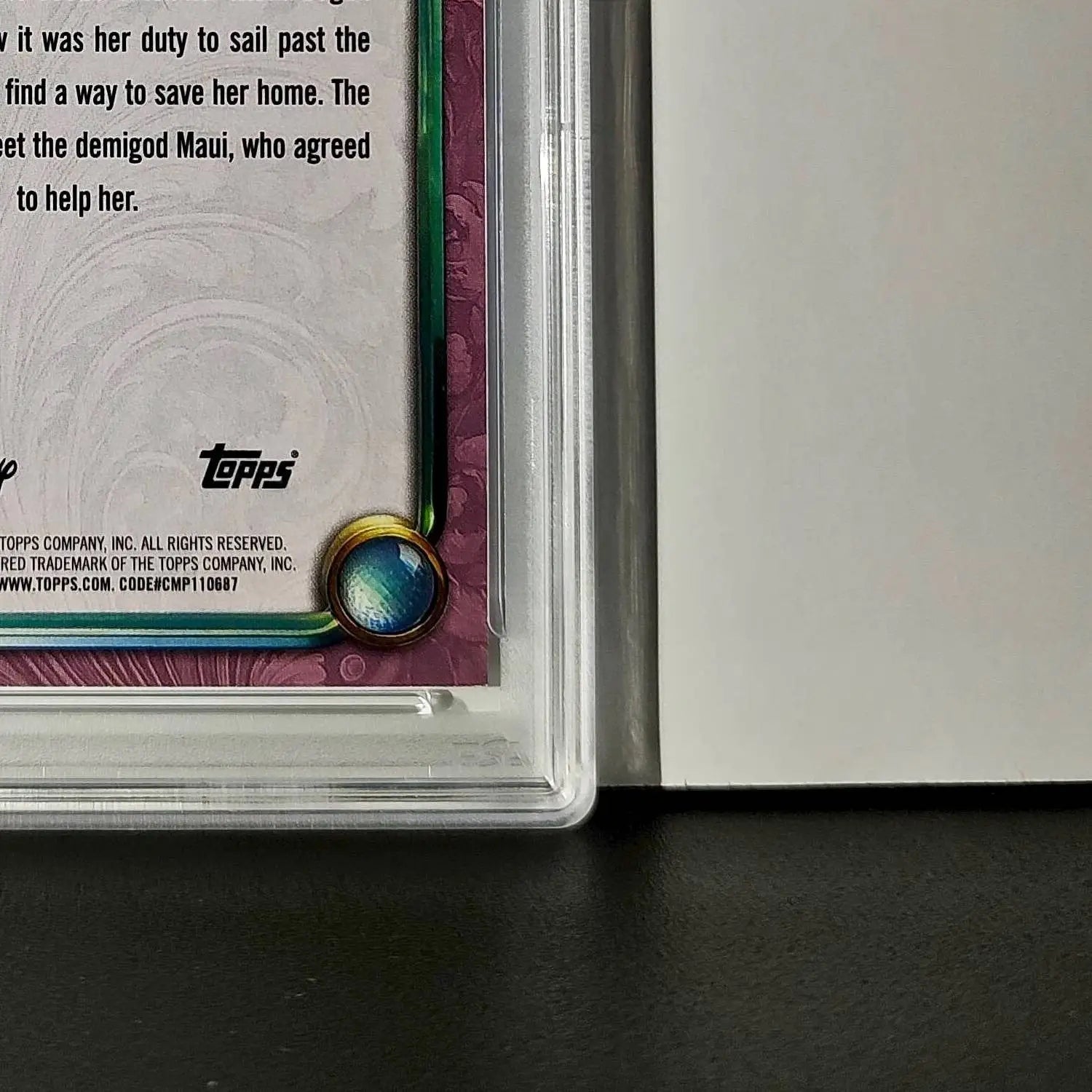 Moana 2025 Topps Disney Cartoon Princess #162 Card Moana PSA 9 - Non-Sports Card Single