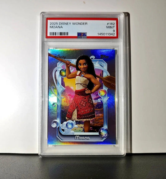 Moana 2025 Topps Disney Cartoon Princess #162 Card Moana PSA 9 - Non-Sports Card Single