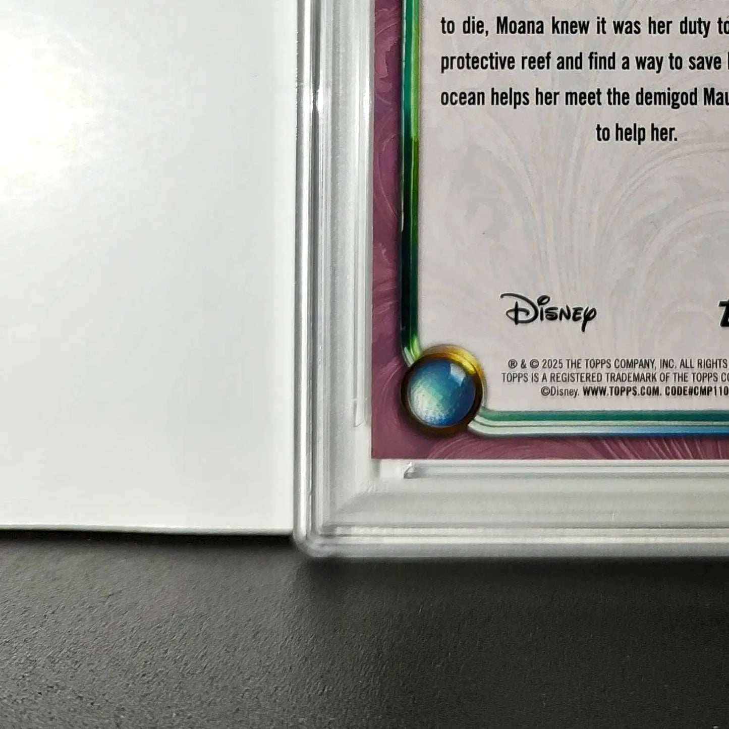 Moana 2025 Topps Disney Cartoon Princess #162 Card Moana PSA 9 MT - Non-Sports Card Single