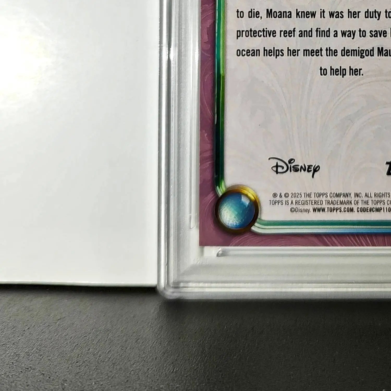 Moana 2025 Topps Disney Cartoon Princess #162 Card Moana PSA 9 MT - Non-Sports Card Single