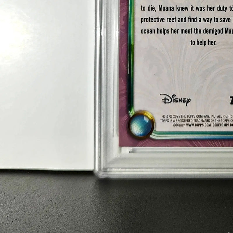 Moana 2025 Topps Disney Cartoon Princess #162 Card Moana PSA 9 MT - Non-Sports Card Single