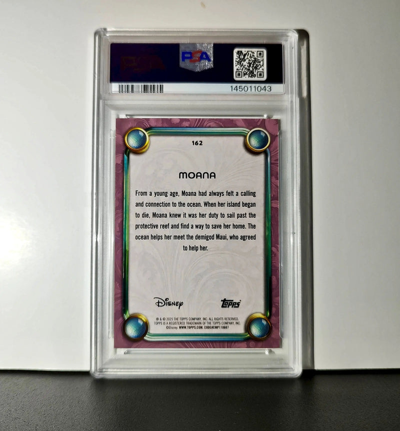 Moana 2025 Topps Disney Cartoon Princess #162 Card Moana PSA 9 MT - Non-Sports Card Single