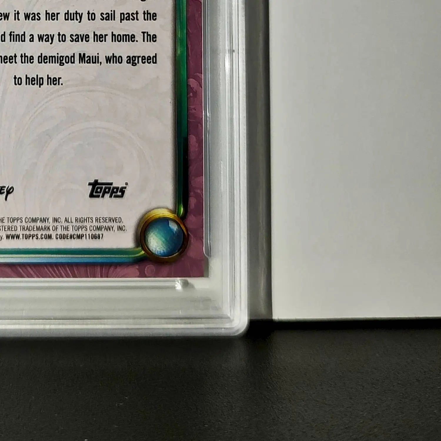 Moana 2025 Topps Disney Cartoon Princess #162 Card Moana PSA 9 MT - Non-Sports Card Single