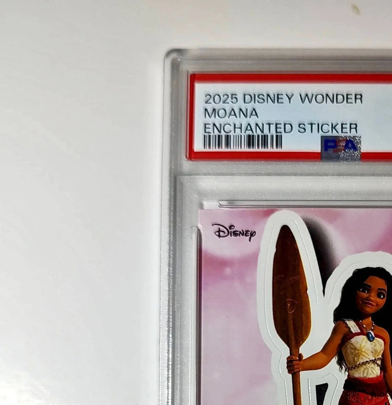 Moana 2025 Topps Disney #ES-23 Enchanted Sticker Card Moana PSA 9 - Non-Sports Card Single