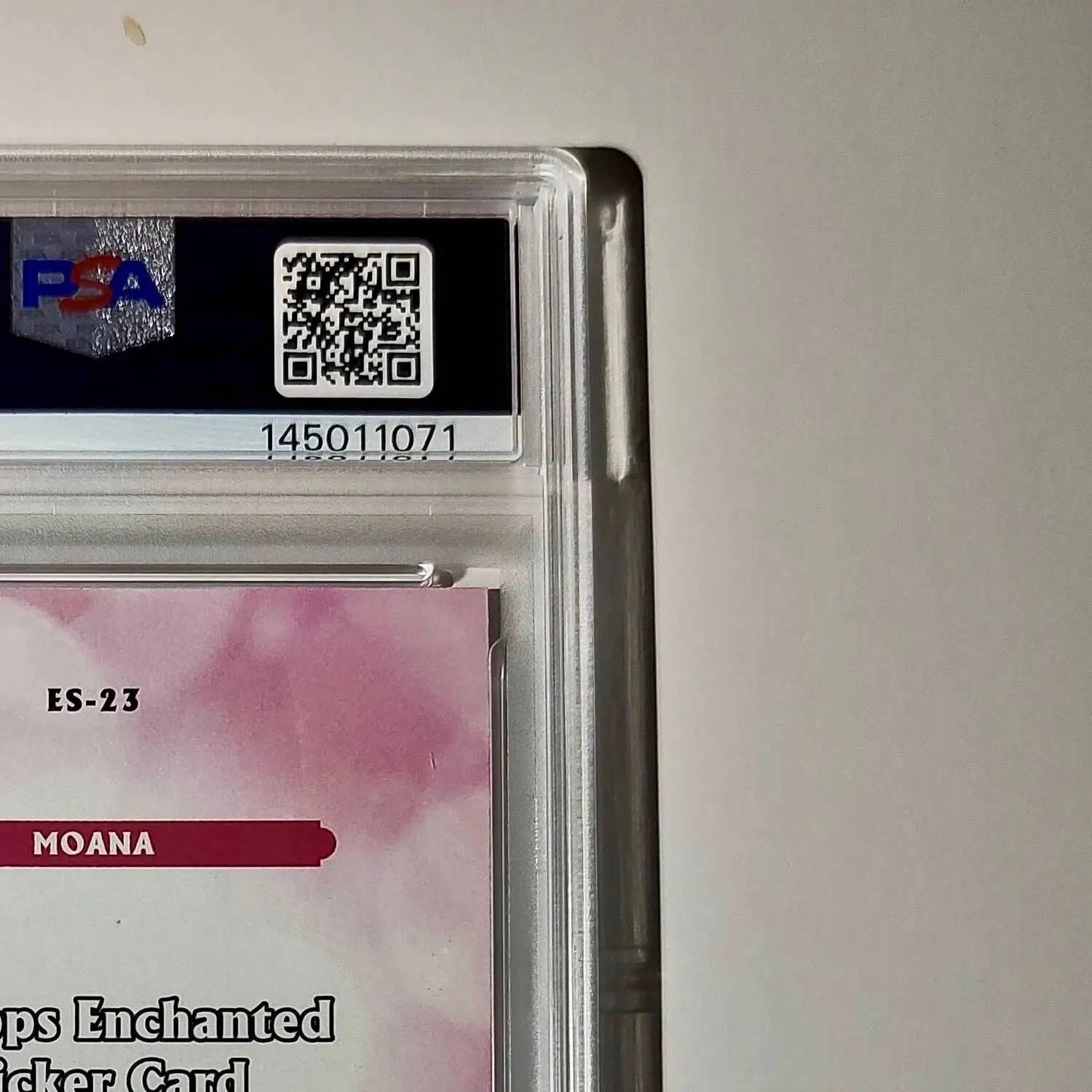 Moana 2025 Topps Disney #ES-23 Enchanted Sticker Card Moana PSA 9 - Non-Sports Card Single