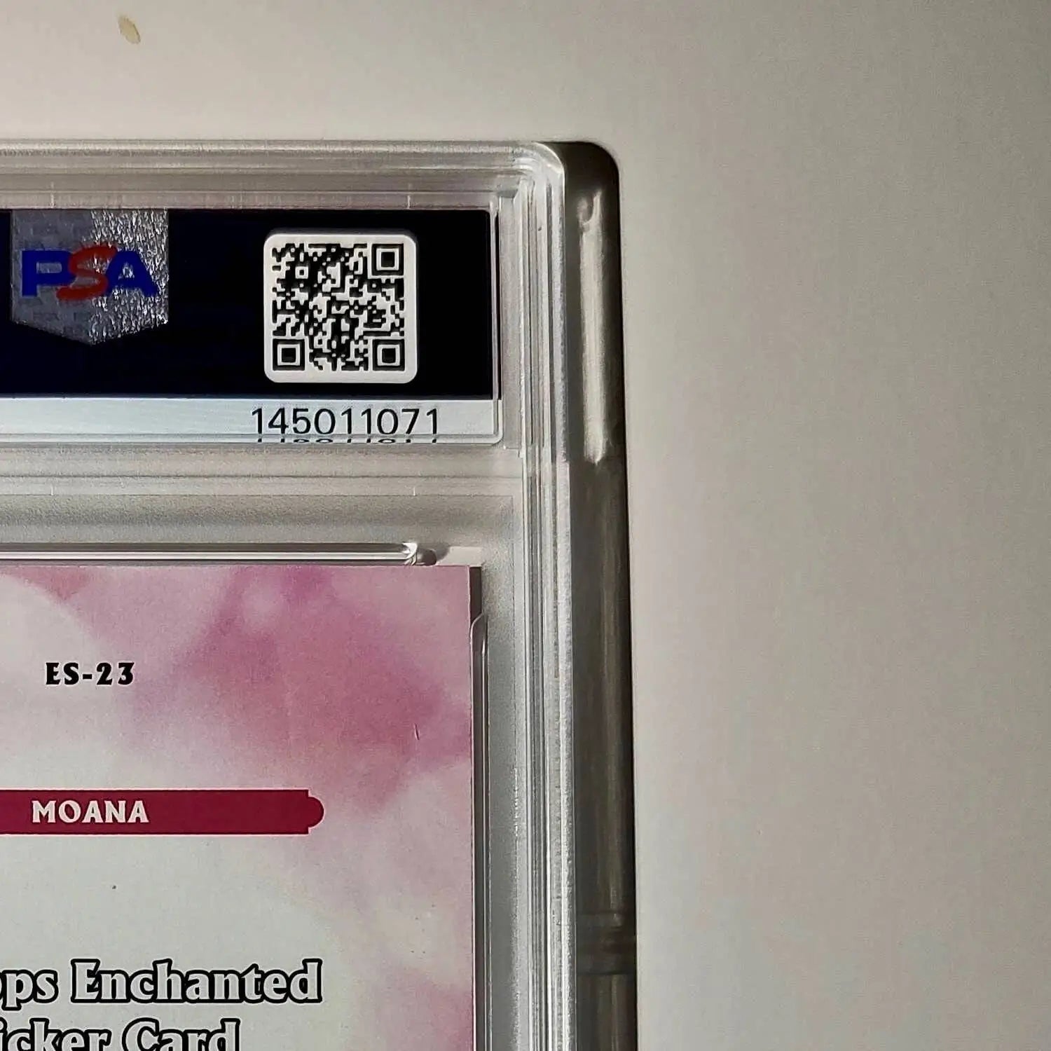 Moana 2025 Topps Disney #ES-23 Enchanted Sticker Card Moana PSA 9 - Non-Sports Card Single