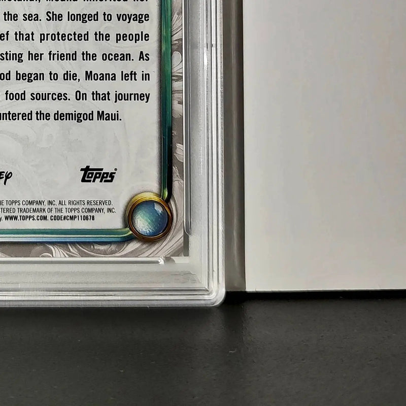 Moana 2025 Topps Disney Wonder #87 Winter Variant Card Moana PSA 9 - Non-Sports Card Single