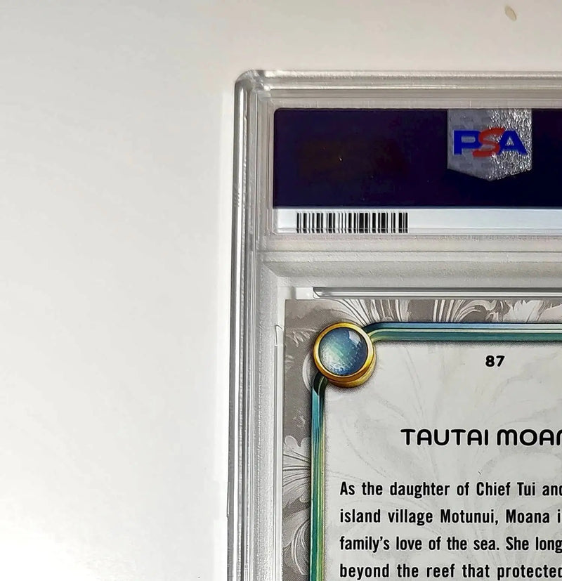 Moana 2025 Topps Disney Wonder #87 Winter Variant Card Moana PSA 9 - Non-Sports Card Single