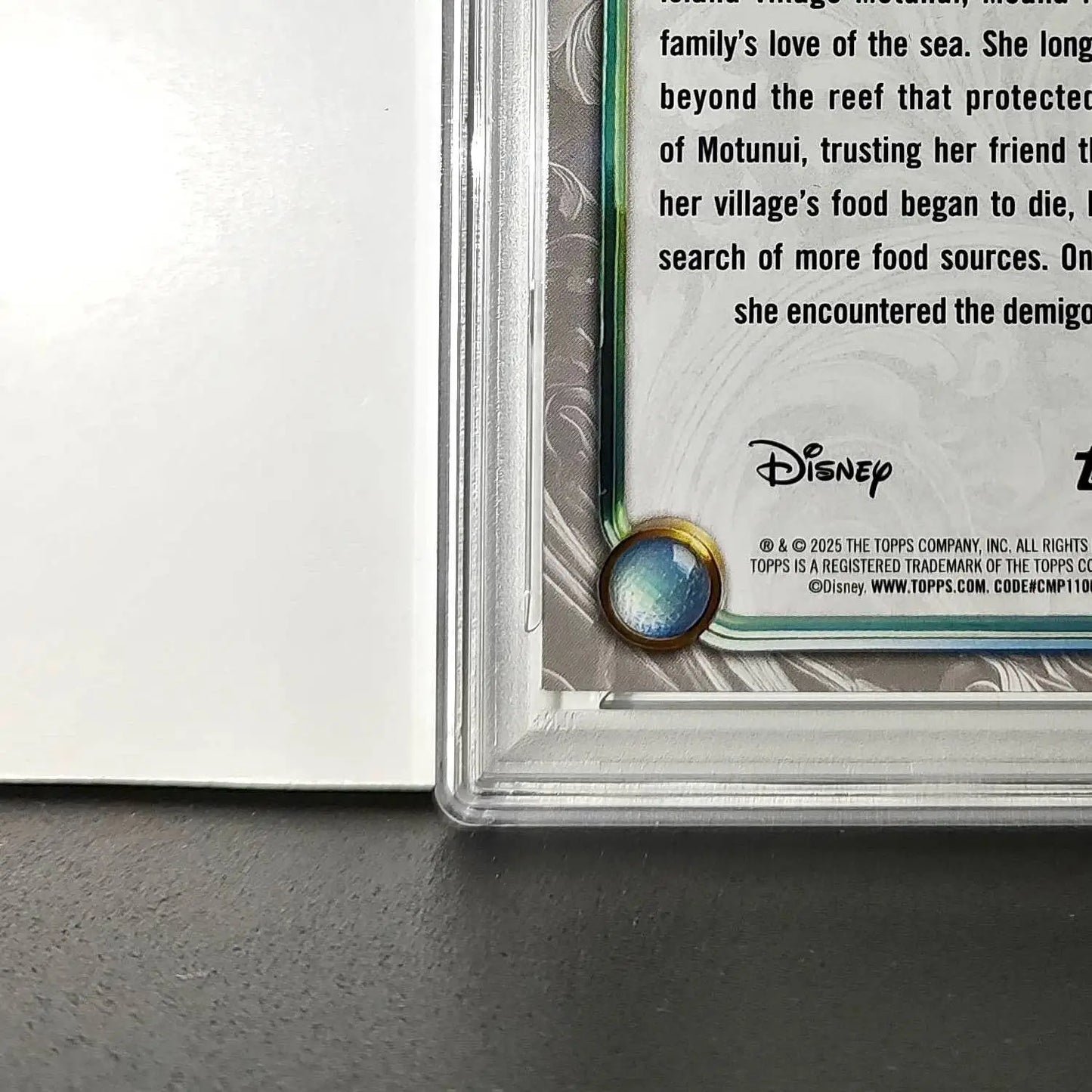 Moana 2025 Topps Disney Wonder #87 Winter Variant Card Moana PSA 9 - Non-Sports Card Single