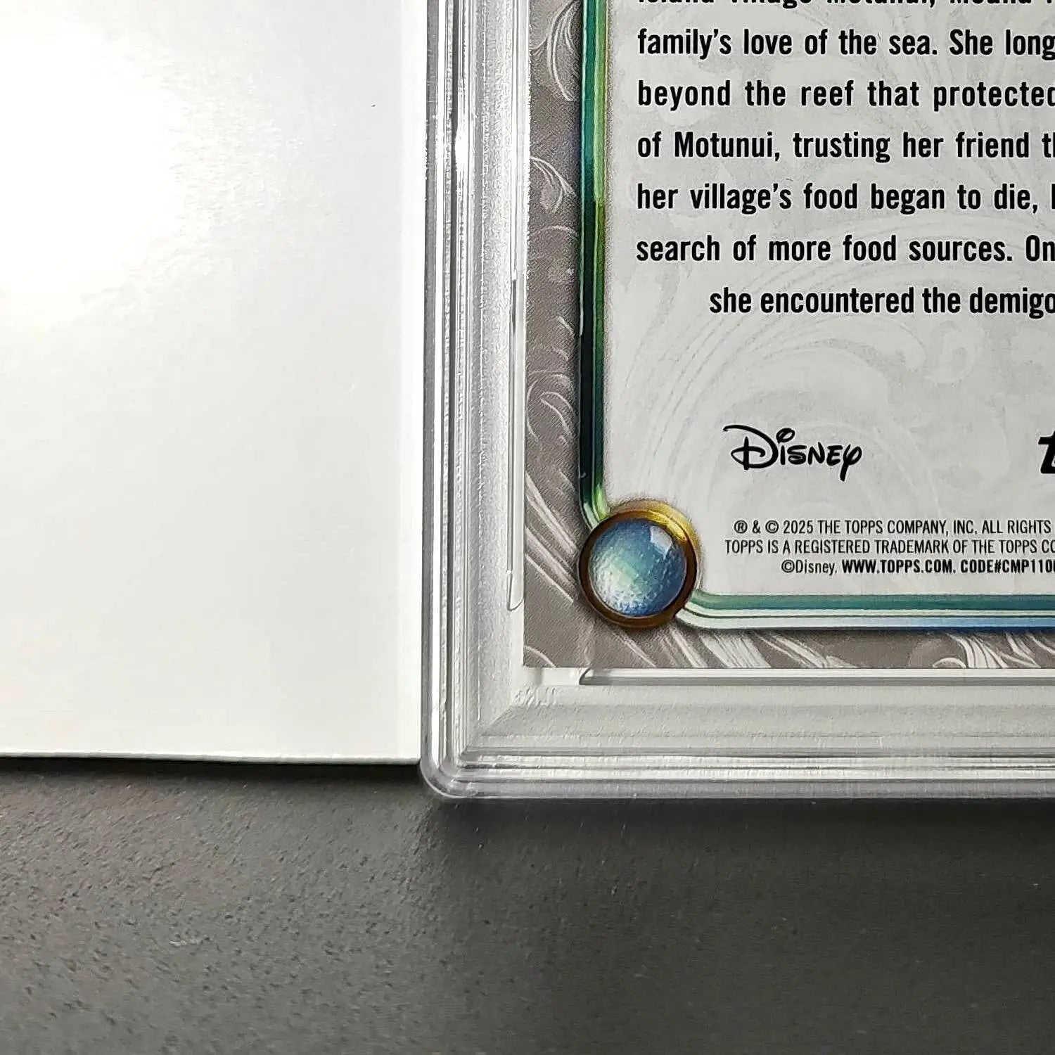 Moana 2025 Topps Disney Wonder #87 Winter Variant Card Moana PSA 9 - Non-Sports Card Single