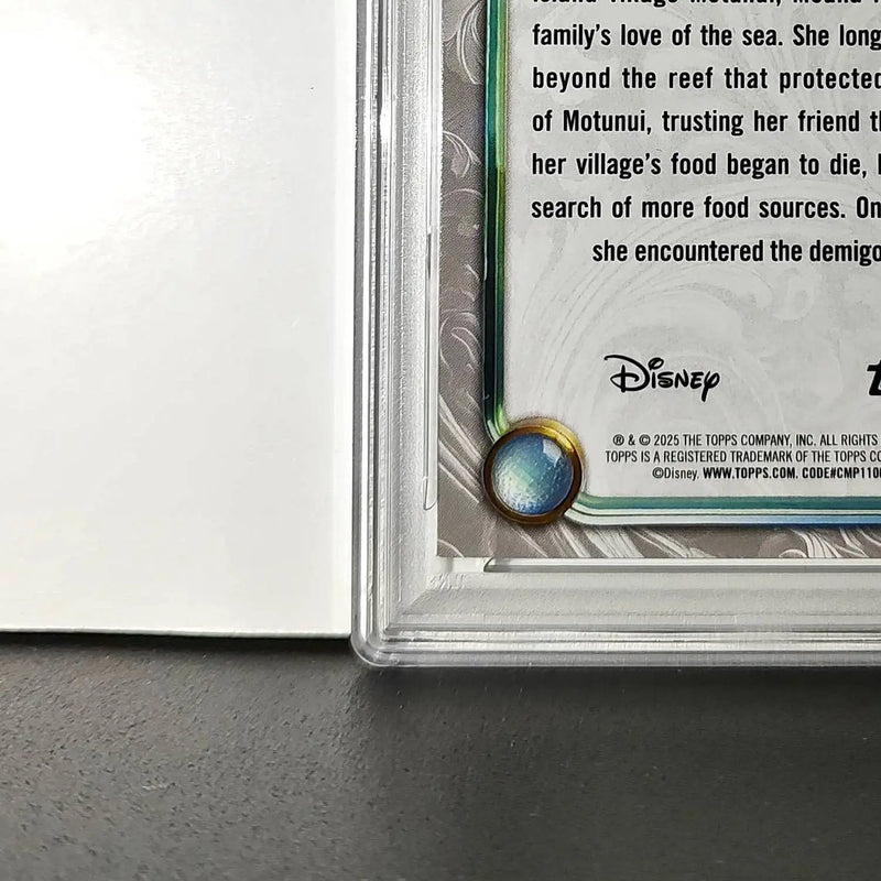 Moana 2025 Topps Disney Wonder #87 Winter Variant Card Moana PSA 9 - Non-Sports Card Single