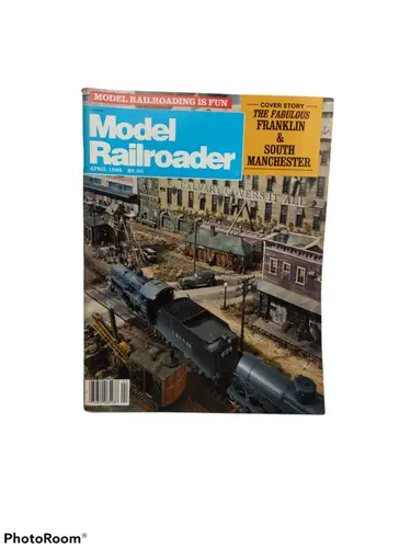 Model Railroader magazine April 1986 featuring Fabulous Franklin in original gloss style