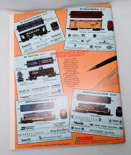 Model Railroader - February 1987 (Drawings of GE’s B39-8) train magazine - Other
