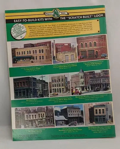 Model Railroader building kit advertisement for Midwest Railroad Modelers from May 1987