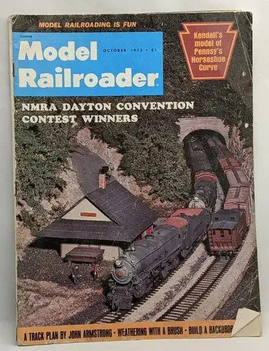 Model Railroader October 1975 (Pennsy’s Horseshoe Curve) magazine - Entertainment Memorabilia