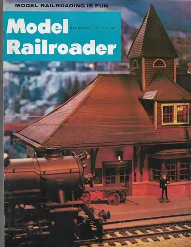 Model Railroader Vintage December 1969 magazine cover showcasing model railroading enthusiasts