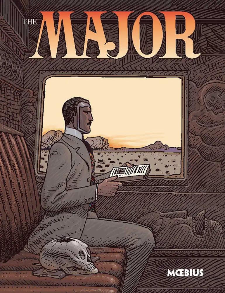 Comic book cover from Moebius Library: The Major featuring Major Grubert by Comics Master Mœbius