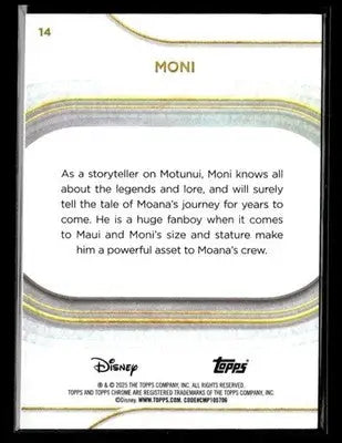 ???? Moni, 2025 Topps Chrome Disney #14 ????