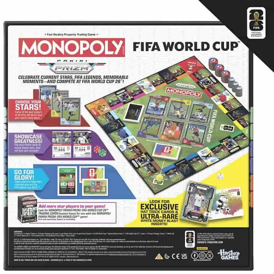MONOPOLY®: Panini Prizm - Fifa World Cup - Board Game