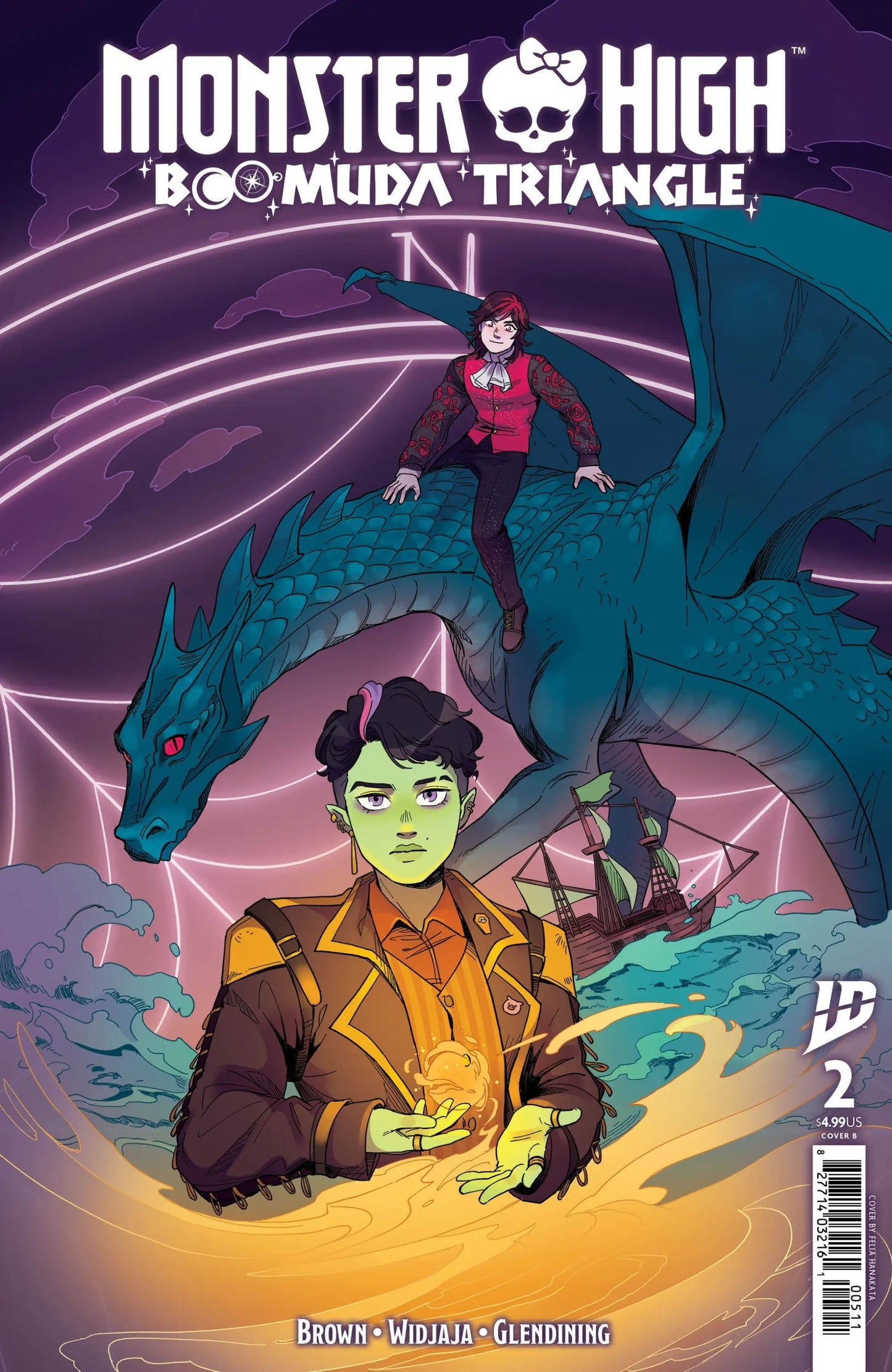 Monster High: Boomuda Triangle #2 Variant B (Hanakata Connecting Variant) - Collectibles