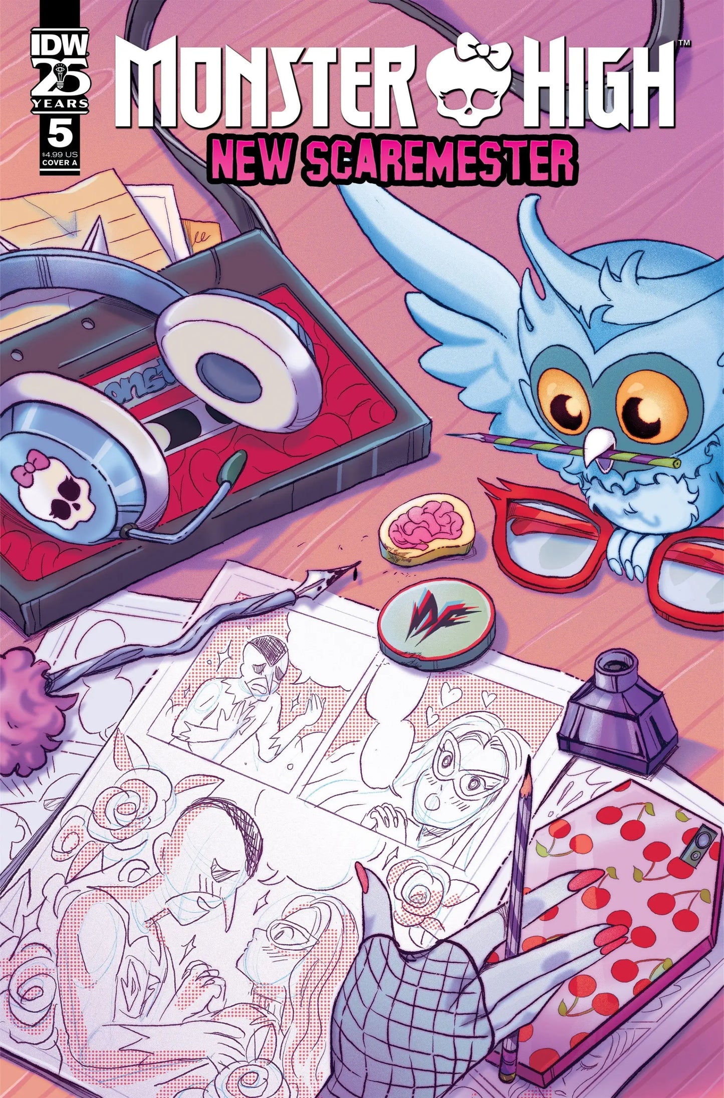 Monster High comic book featuring Ghoulia Yelps from Monster High series