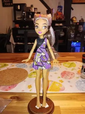 Monster High Skull Shores Clawdeen Wolf Doll With Outfit Stand Not Included