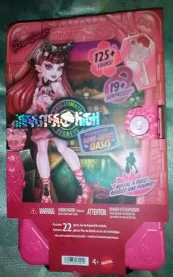 Monster High Skulltimate Secrets Draculaura Doll Gore-geous Oasis W/ Suitcase - Action Figure & Toy