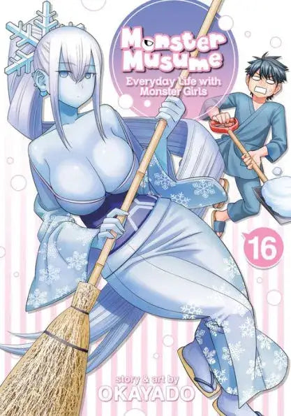 Monster Musume GN Vol 16 cover featuring unique characters from the popular manga series
