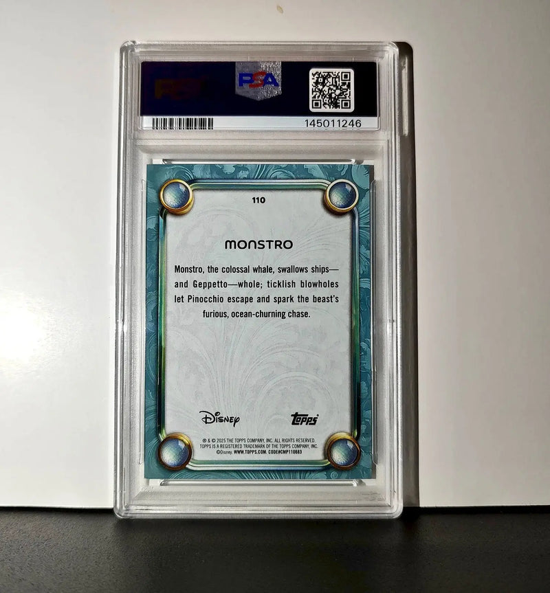 Monstro 2025 Topps Disney Wonder #110 Diamond Card Pinocchio PSA 8 - Non-Sports Card Single