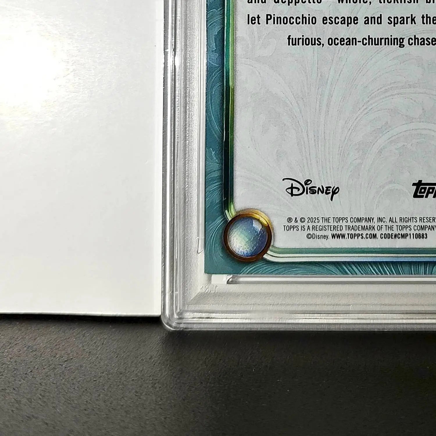 Monstro 2025 Topps Disney Wonder #110 Diamond Card Pinocchio PSA 8 - Non-Sports Card Single