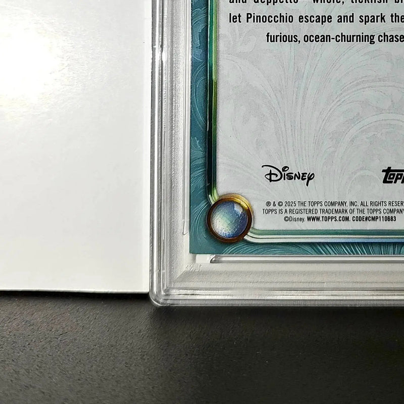 Monstro 2025 Topps Disney Wonder #110 Diamond Card Pinocchio PSA 8 - Non-Sports Card Single