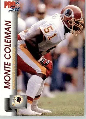 Monte Coleman - 1992 Pro Set - #671 - Football - Football Card Single