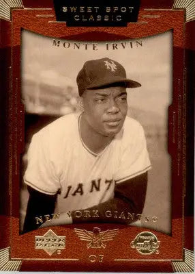 Monte Irvin - 2004 Upper Deck Sweet Spot Classic - #61 - Baseball - Baseball Card Single