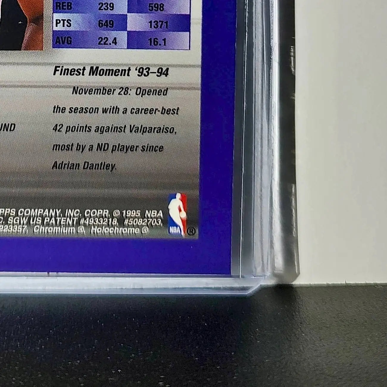 Monty Williams Rookie 1994-95 Topps Finest #244 Card