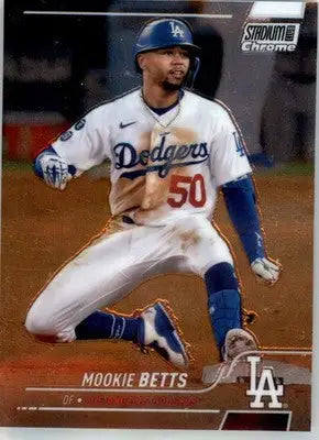Mookie Betts - 2022 Stadium Club Chrome - #150 - Baseball - Baseball Card Single