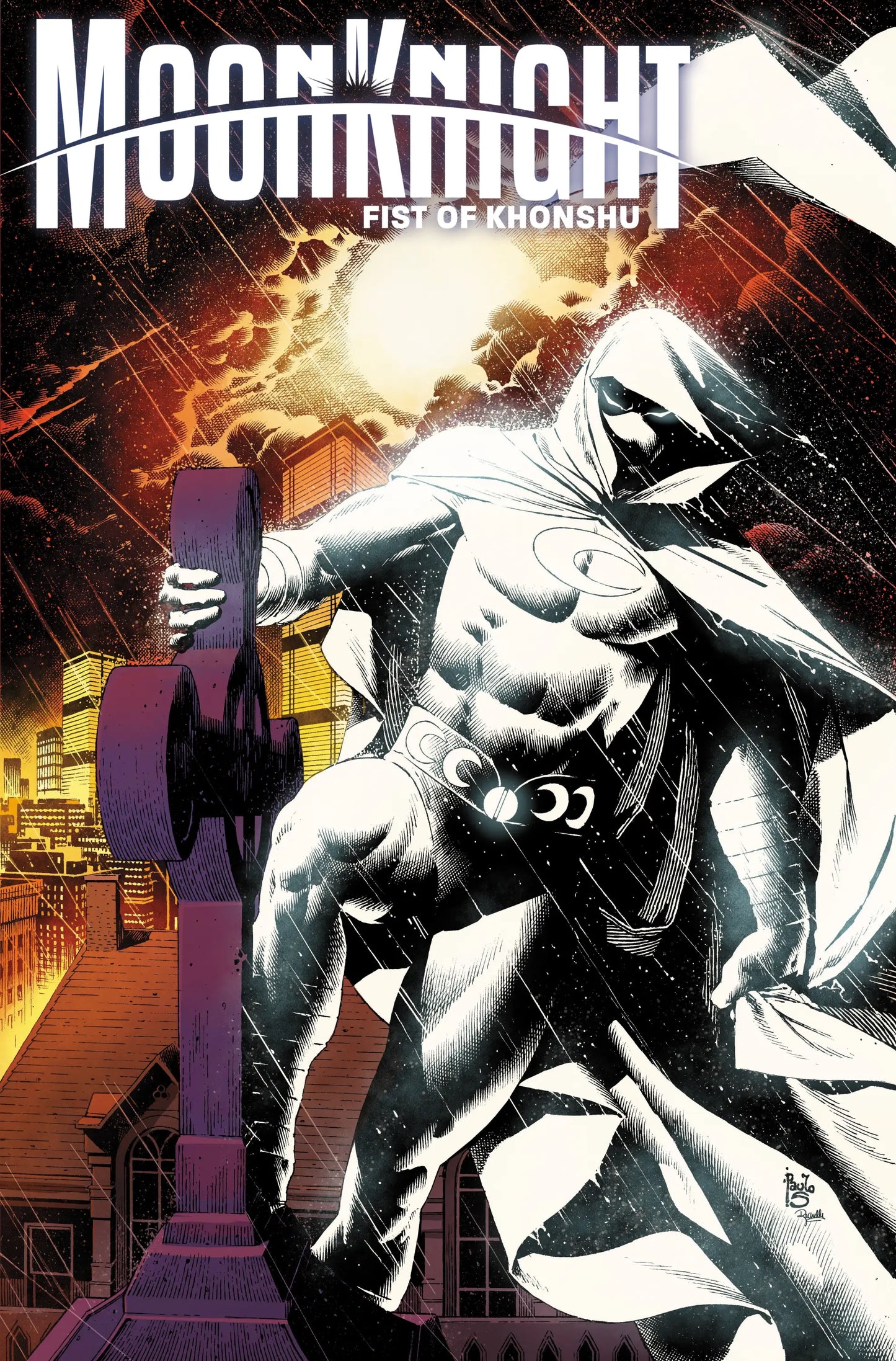 Moon Knight: Fist Of Khonshu #10 Paulo Siqueira Retrovision Variant - Comic Book