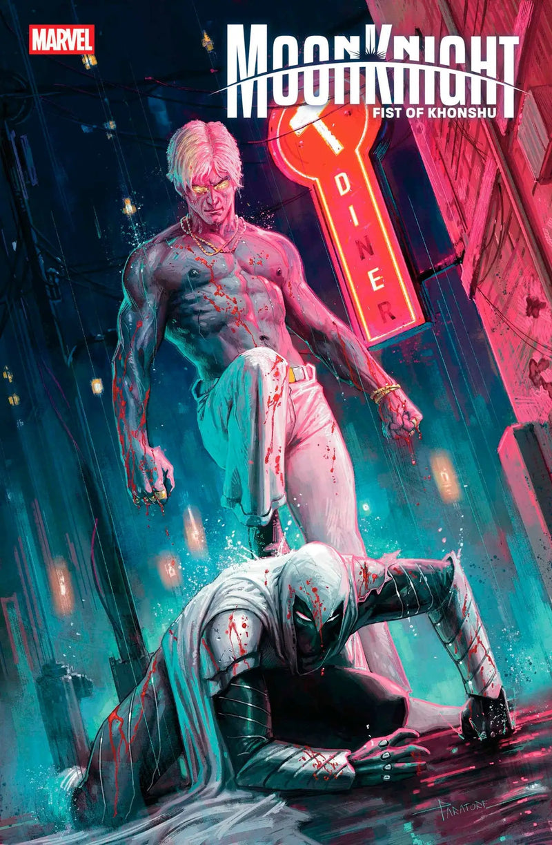Moon Knight comic book cover from Moon Knight Fist Of Khonshu #9 featuring the Knight Fist