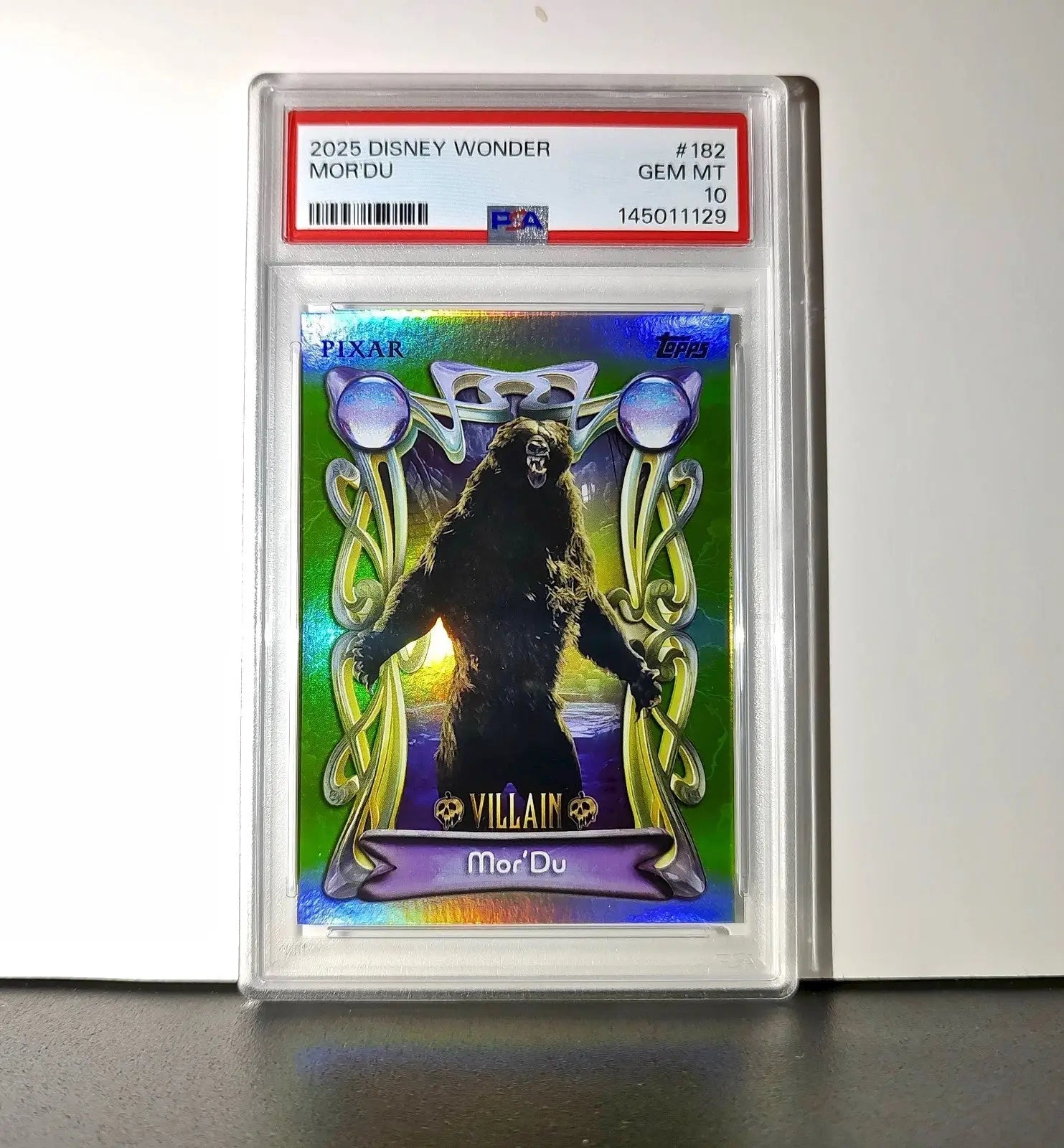 Mor’Du 2025 Topps Disney Wonder #182 Card Brave PSA 10 - Non-Sports Card Single