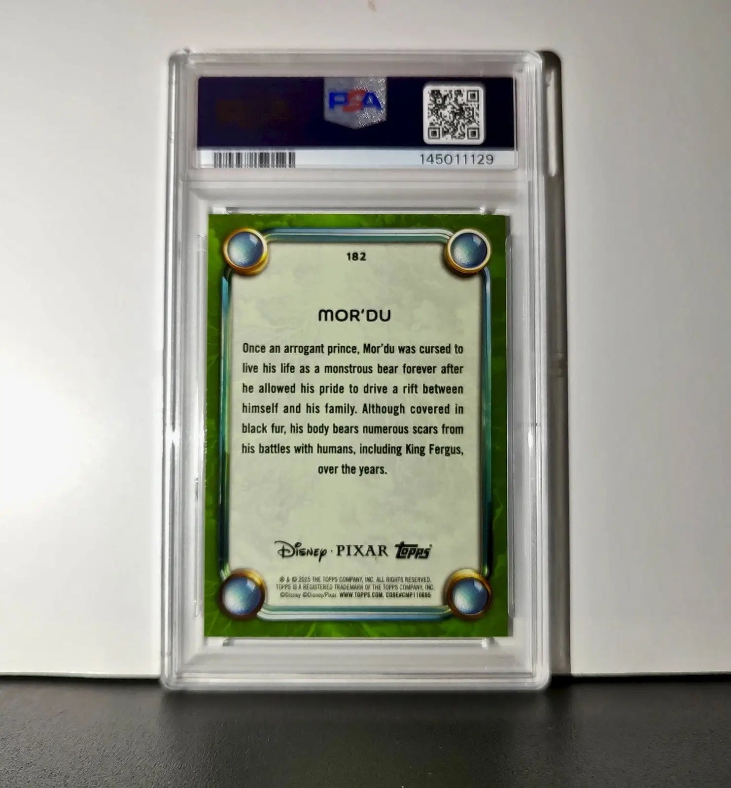 Mor’Du 2025 Topps Disney Wonder #182 Card Brave PSA 10 - Non-Sports Card Single
