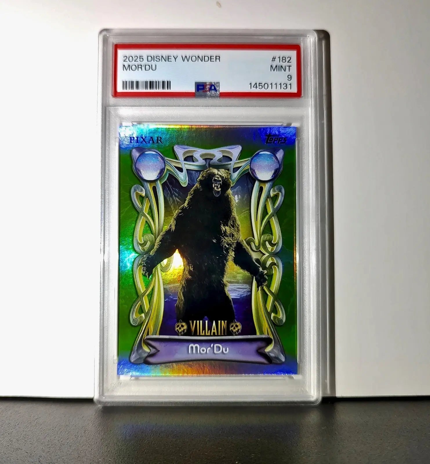 Mor’Du 2025 Topps Disney Wonder #182 Card Brave PSA 9 Mint - Non-Sports Card Single