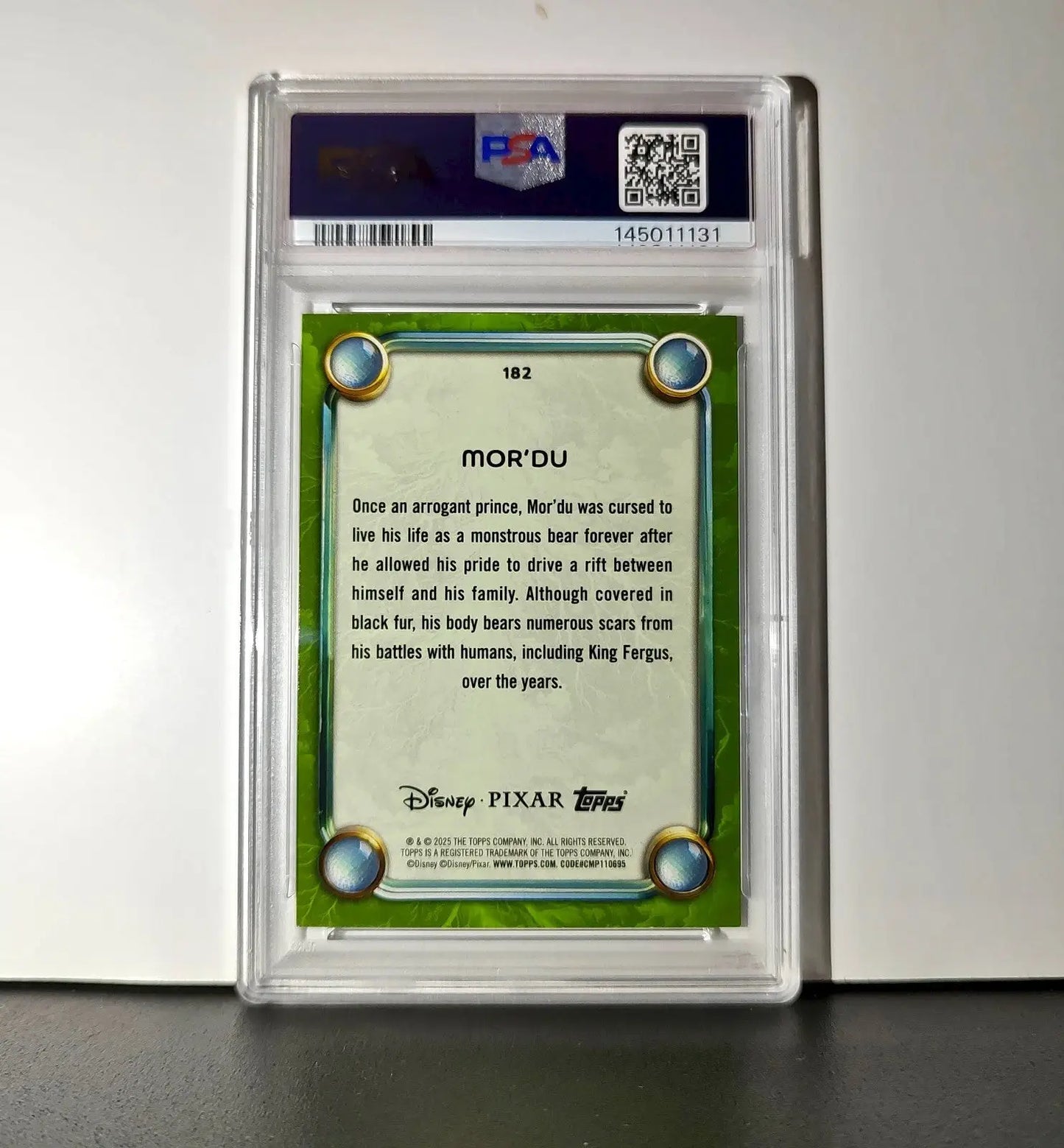 Mor’Du 2025 Topps Disney Wonder #182 Card Brave PSA 9 Mint - Non-Sports Card Single