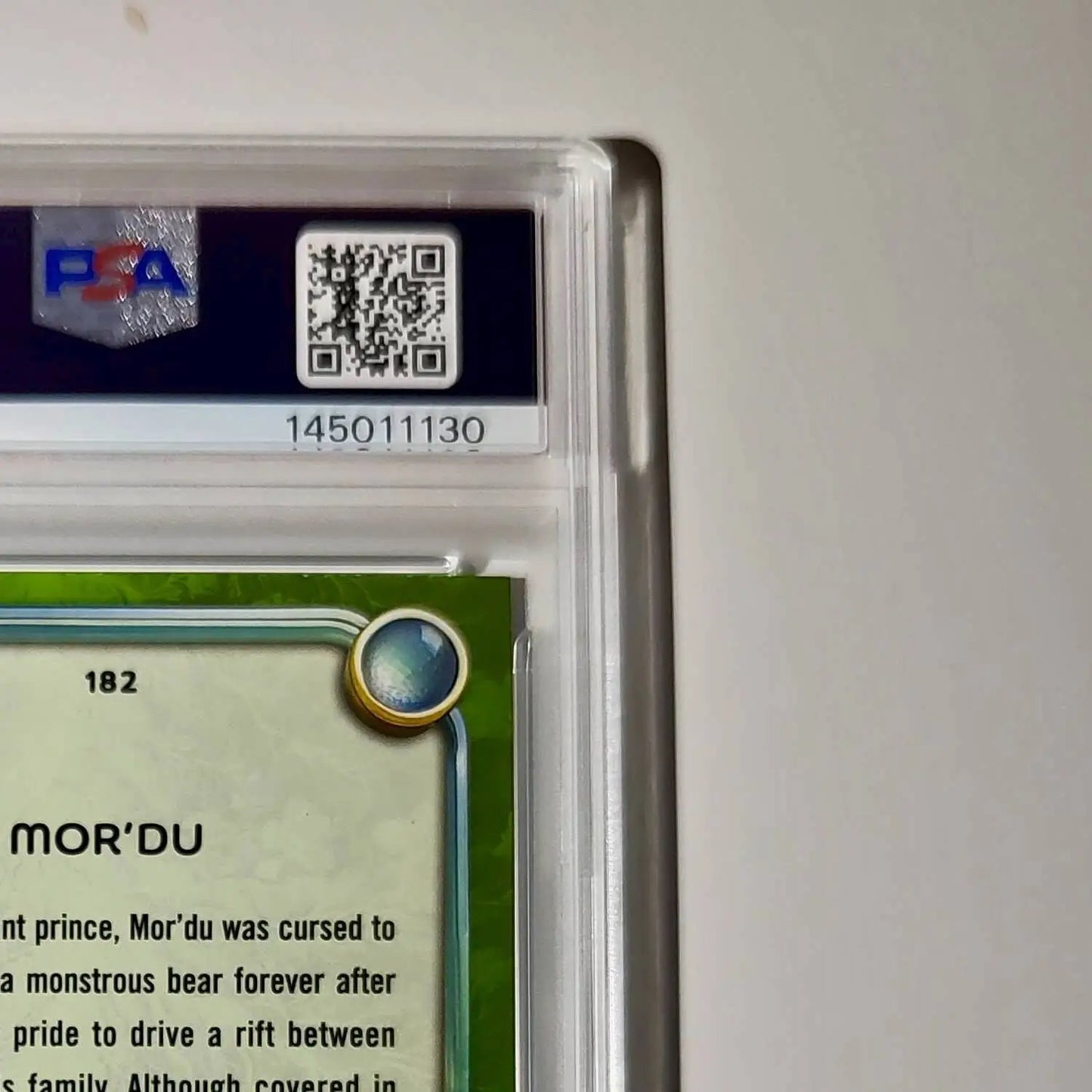 Mor’Du 2025 Topps Disney Wonder #182 Card Brave PSA 9 MT - Non-Sports Card Single
