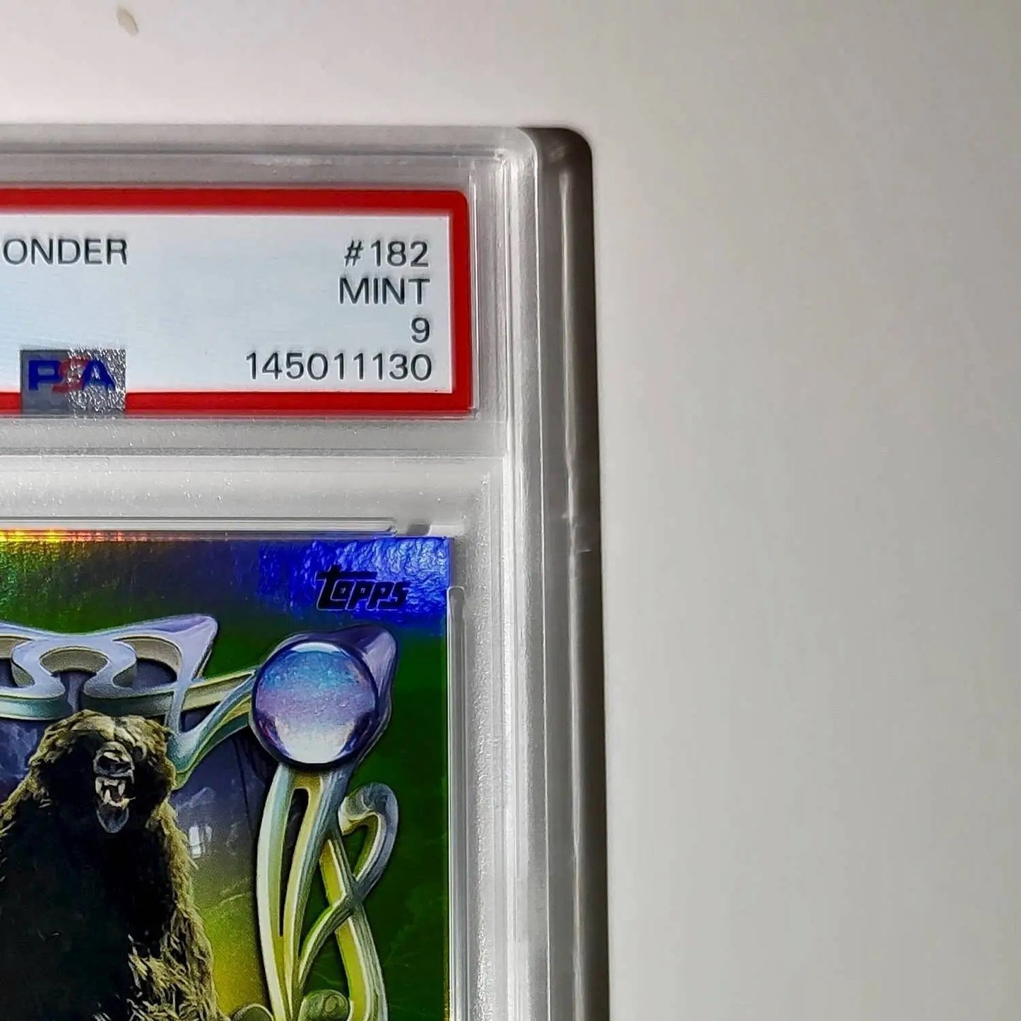 Mor’Du 2025 Topps Disney Wonder #182 Card Brave PSA 9 MT - Non-Sports Card Single