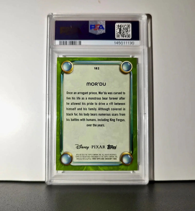 Mor’Du 2025 Topps Disney Wonder #182 Card Brave PSA 9 MT - Non-Sports Card Single