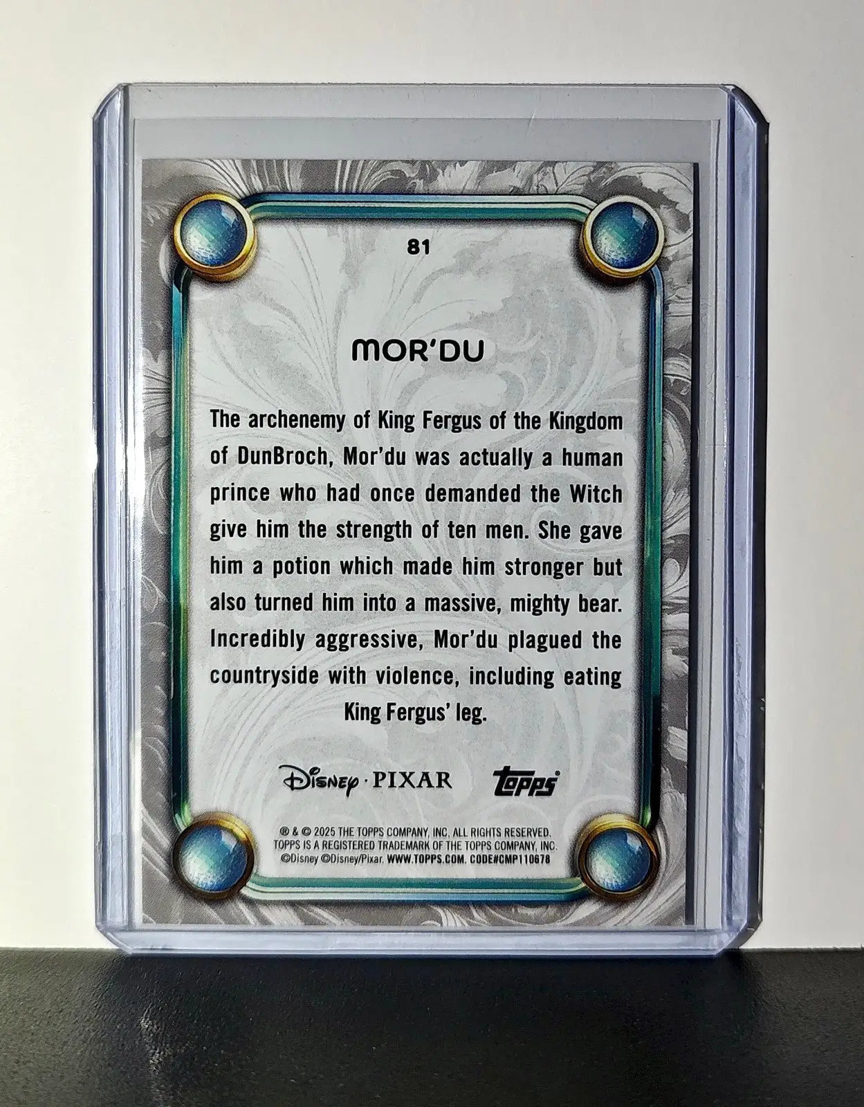 Mor’Du 2025 Topps Disney Wonder #81 Card Brave