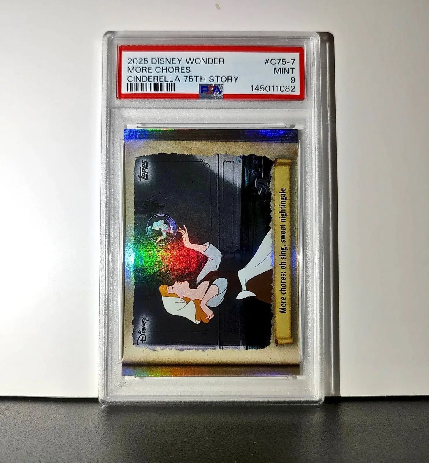 More chores: oh sing sweet nightingale 2025 Topps Disney #C75-7 PSA 9 - Non-Sports Card Single