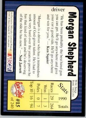 Morgan Shepherd - 1991 Maxx - #15 - Racing - Racing Card Single