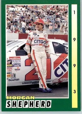 Morgan Shepherd - 1993 Maxx - #21 - Racing - Racing Card Single
