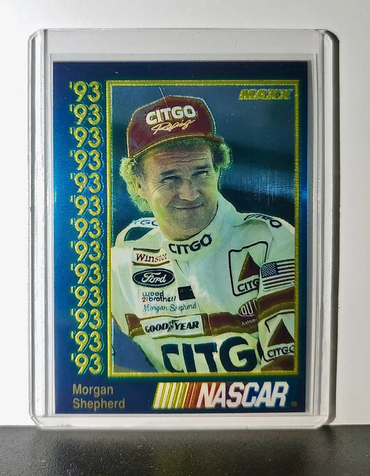 Morgan Shepherd 1993 Maxx Premier Plus Racing #21 NASCAR Wood Brothers Racing - Racing Card Single