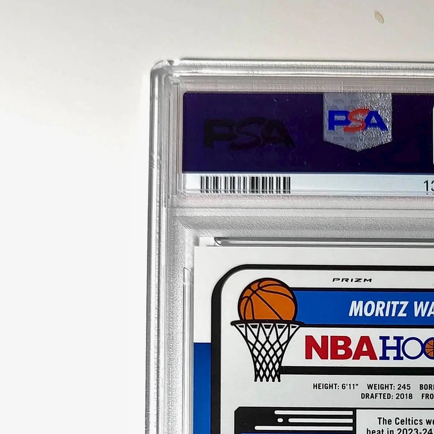 Moritz Wagner 2023 Panini Hoops Premium #63 4/5 Green Disco Prizm PSA 10 Gem
